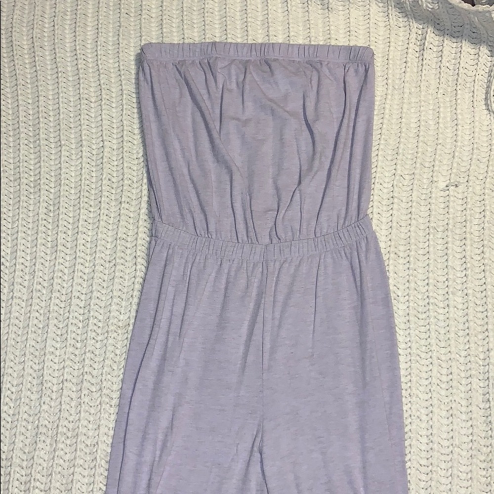 Strapless Jumpsuit by American Apparel